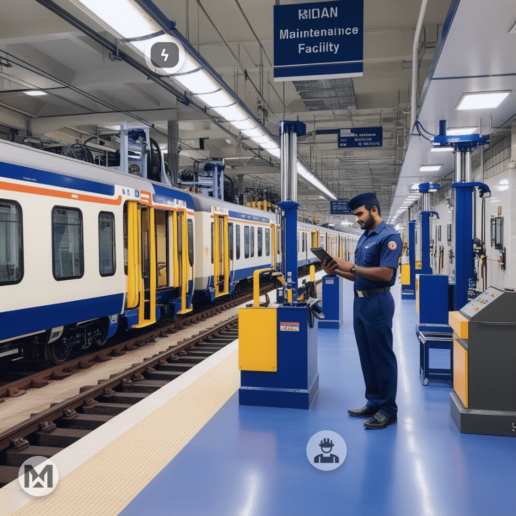 AI-powered Maintwiz CMMS streamlines maintenance processes, increasing efficiency and reducing operational costs in the railway industry.